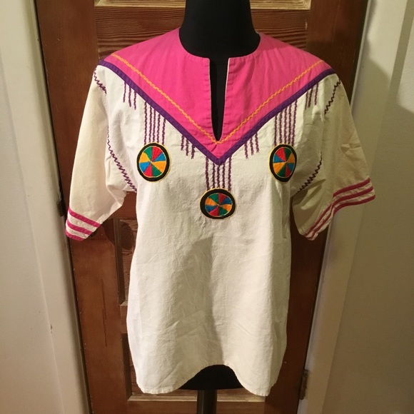 Vintage Victor Camarena embroidered Mexican top - Picture 3 of 8